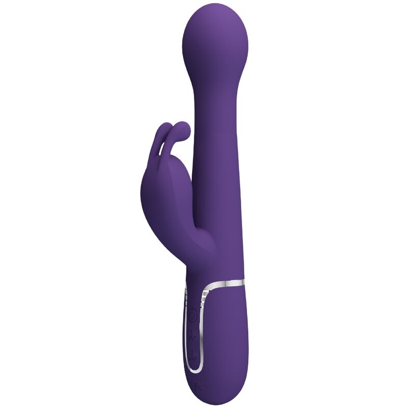 Pretty Love Flirtation Pretty Love - Dejon Rabbit Vibrator 3 In 1 Multifunction Purple