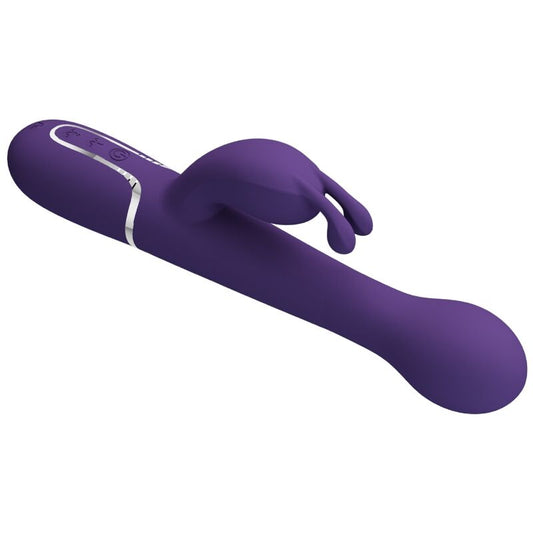 Pretty Love Flirtation Pretty Love - Dejon Rabbit Vibrator 3 In 1 Multifunction Purple