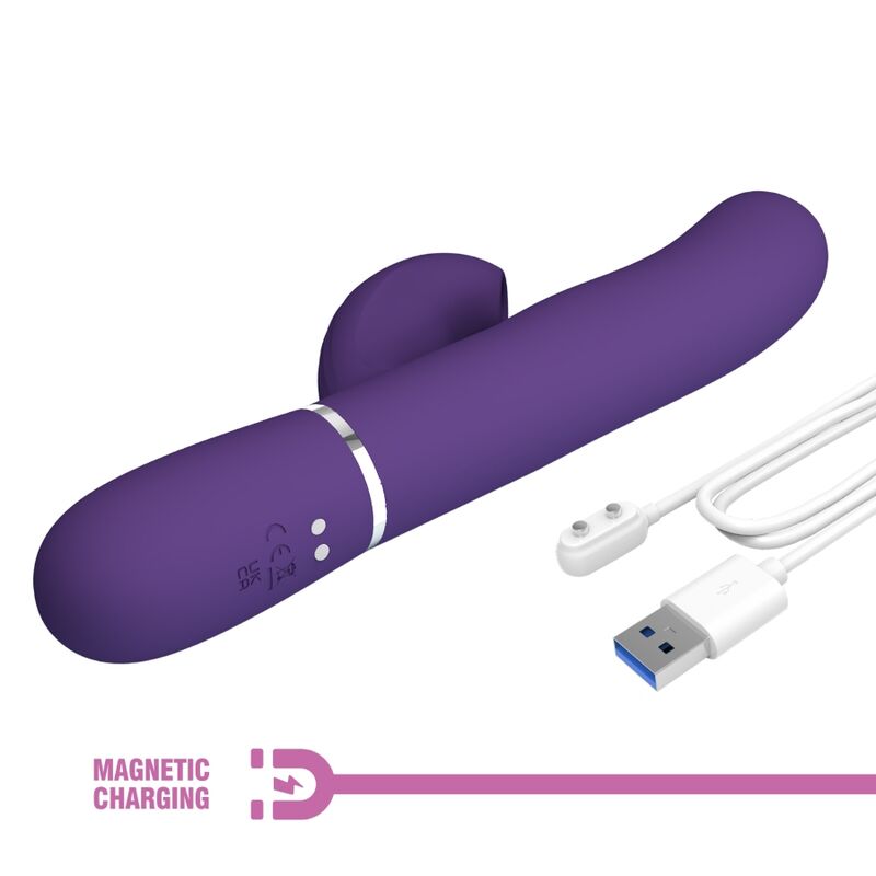 Pretty Love Flirtation Pretty Love - Perlita G-Spot Vibrator 3 In 1 Multifunction Purple