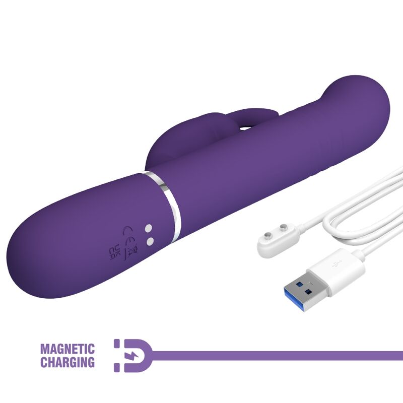 Pretty Love Flirtation Pretty Love - Coale Rabbit Vibrator 4 In 1 Purple