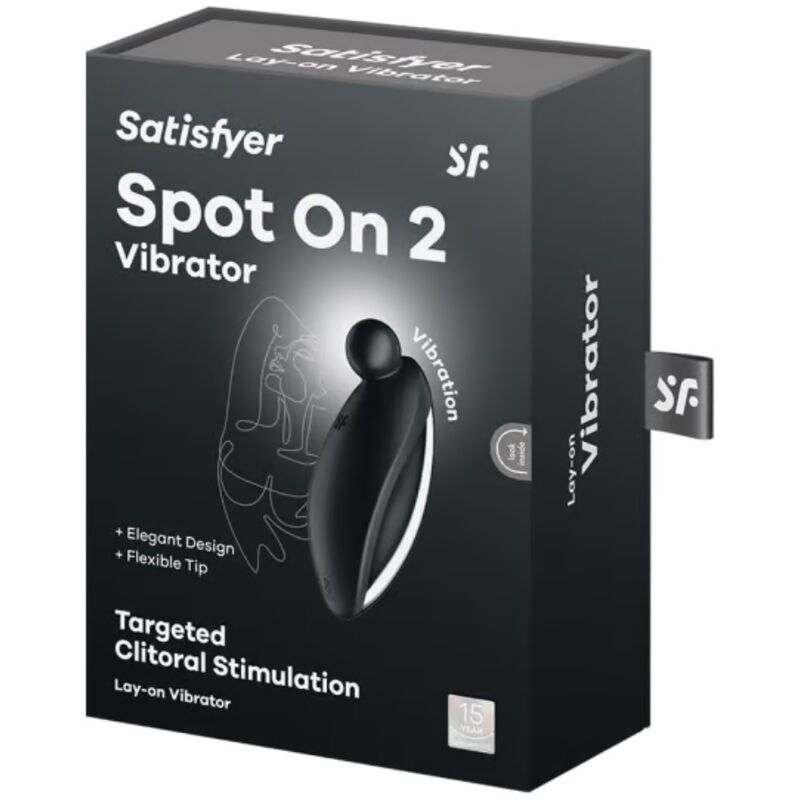 Satisfyer Vibrator Satisfyer - Spot On 2 Lay-On Vibrator Black