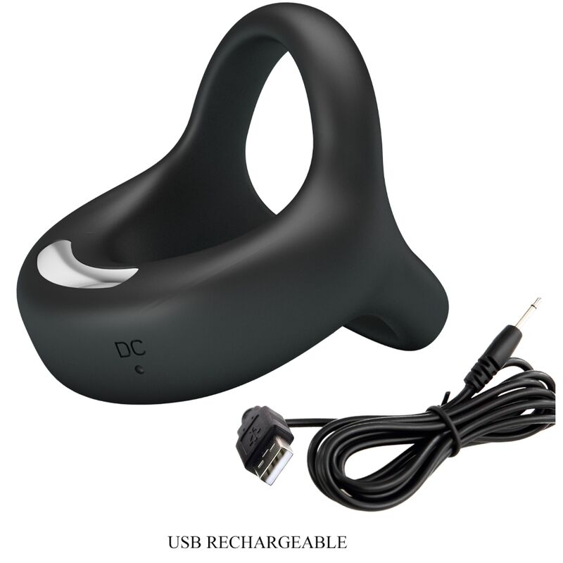 Pretty Love Elliott Black Vibrator Ring