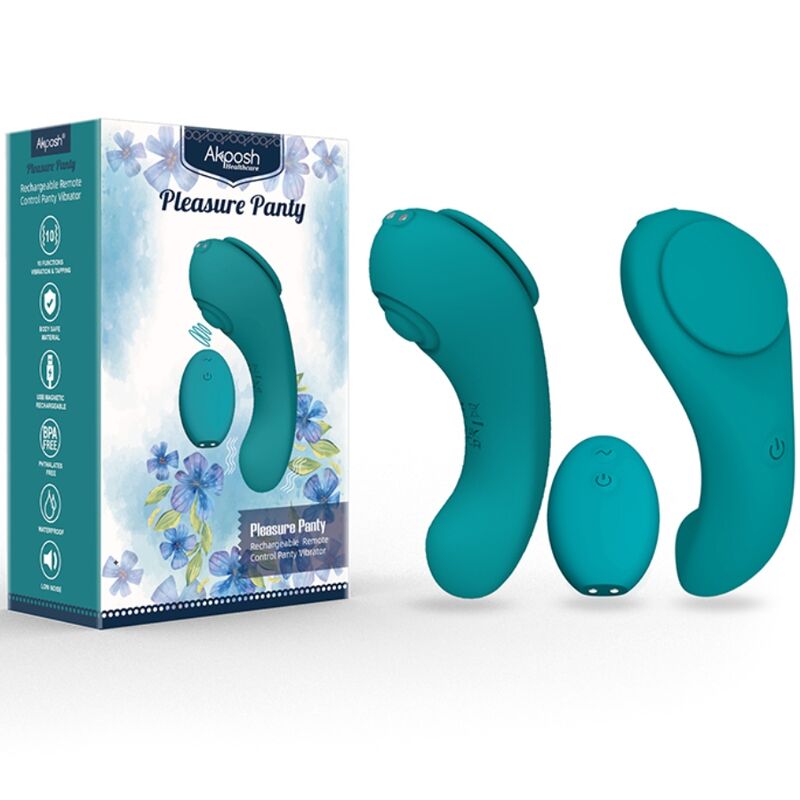 Armony Wearables Armony - Pleasure Panty Vibrator Remote Control 3 Speeds Green