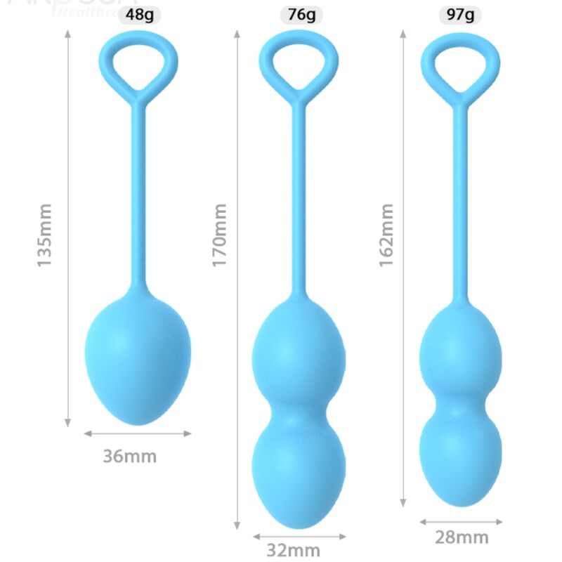 Armony Wearables Armony - Anabiosis Vaginal Dumbbell 3 Levels Blue
