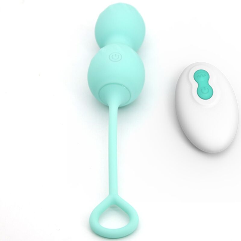 Armony Vibrators Armony - Blossoms Vaginal Dumbbell Vibration Remote Control 10 Vibrations Green