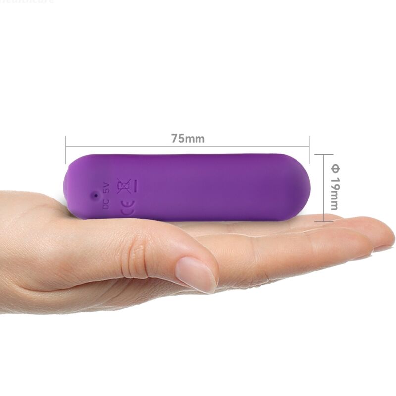 Armony Stimulators Armony - Splash Haha Vibrator Bullet Silicone 10 Vibrations 75 X 19 Cm Purple