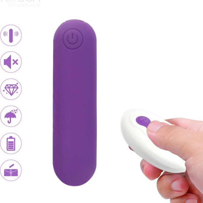Armony Stimulators Armony - Splash Joline Vibrator Bullet Silicone Remote Control 10 Vibrations 6.5 X 1.5 Cm Purple