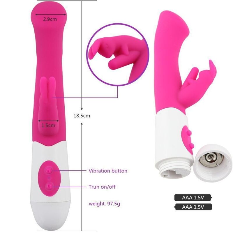 Armony Vibrators Armony - Rabbit Vibrator & Stimulator G Spot 10 Speeds Pink