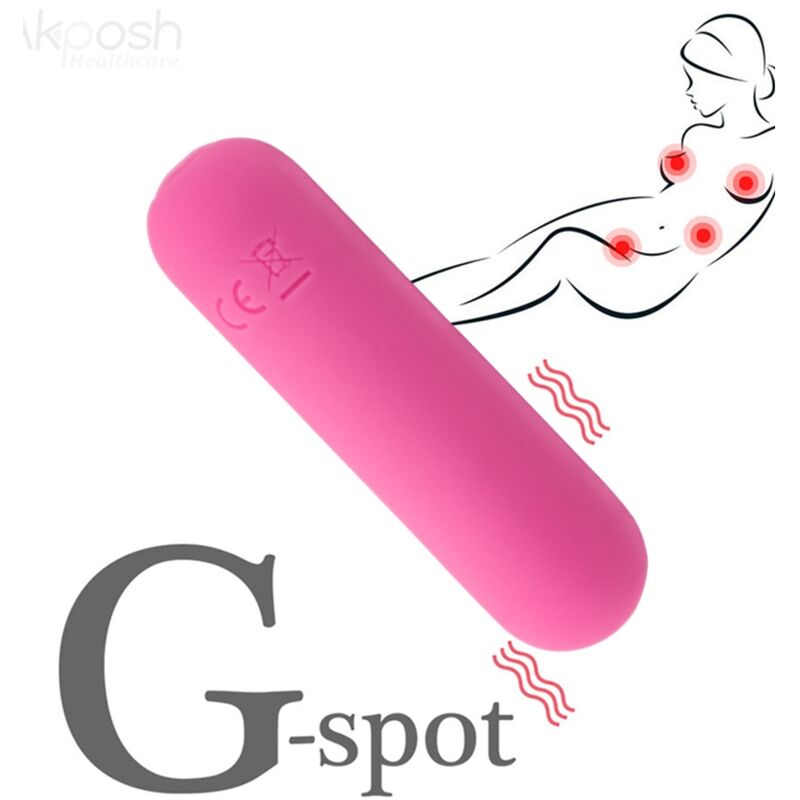 Armony Stimulators Armony - Splash Haha Vibrator Bullet Silicone 10 Vibrations 75 X 19 Cm Pink
