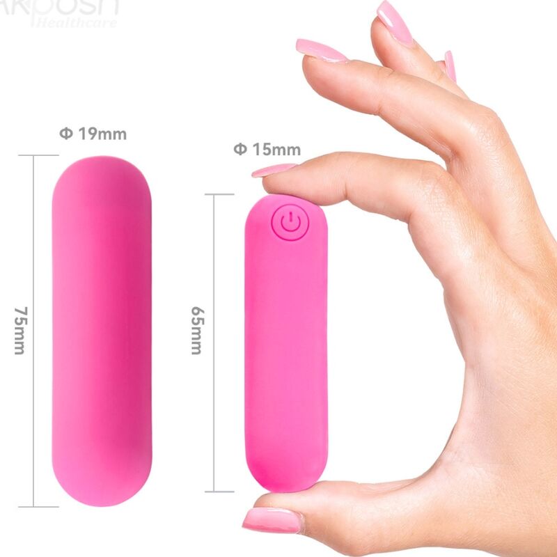 Armony Stimulators Armony - Splash Haha Vibrator Bullet Silicone 10 Vibrations 75 X 19 Cm Pink