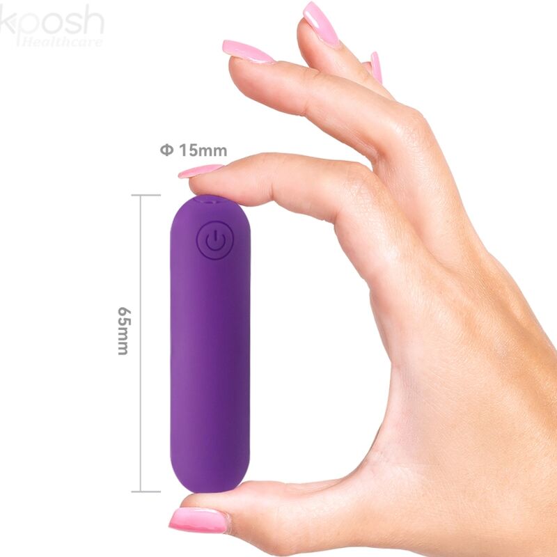 Armony Stimulators Armony - Splash Joline Vibrator Bullet Silicone Remote Control 10 Vibrations 6.5 X 1.5 Cm Purple