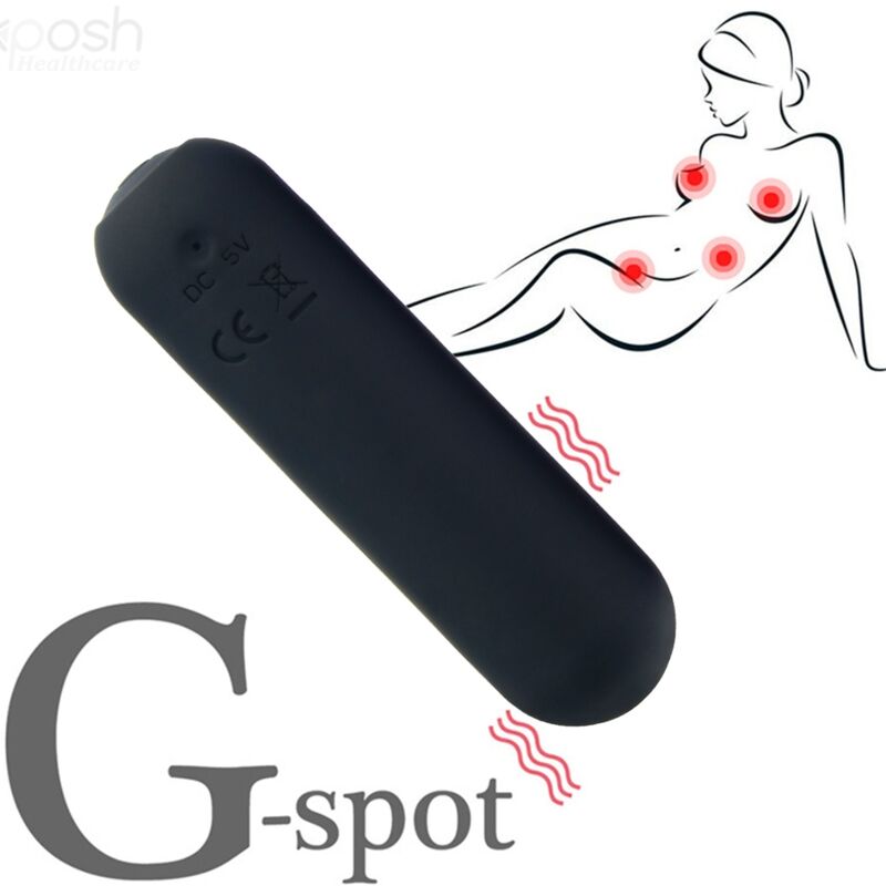 Armony Stimulators Armony - Splash Joie Vibrator Bullet Silicone Remote Control 10 Vibrations 75 X 19 Cm Black