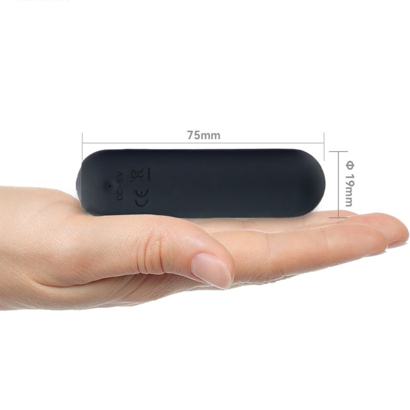 Armony Stimulators Armony - Splash Joie Vibrator Bullet Silicone Remote Control 10 Vibrations 75 X 19 Cm Black