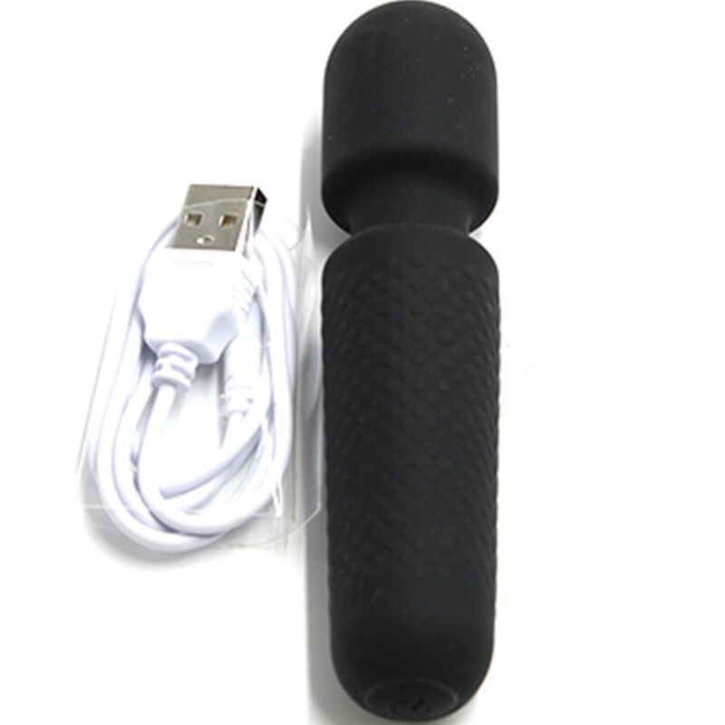 Armony Massagers Armony - Your Magic Massager & Vibrator Rechargeable 10 Vibrations Wand Dots Black