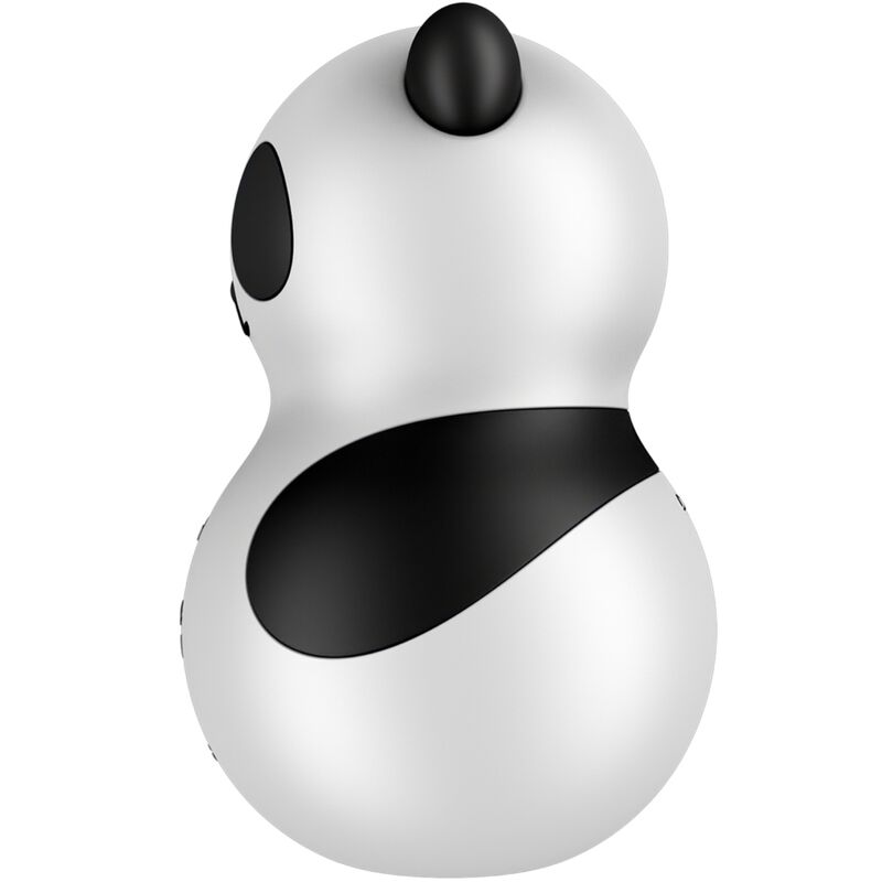 Satisfyer Air Pulse Satisfyer - Pocket Panda Stimulator & Vibrator Black And White