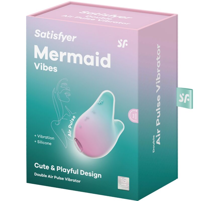 Satisfyer Mermaid Vibes, 9,5 cm mint pink