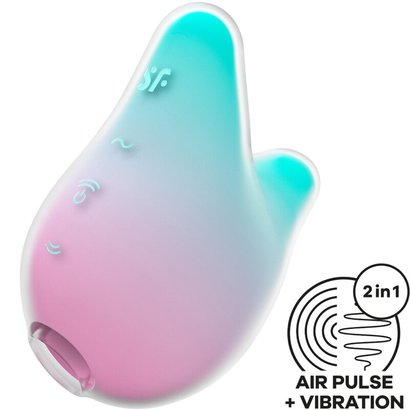 Satisfyer Mermaid Vibes, 9,5 cm mint pink