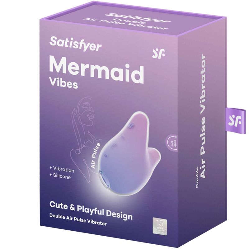Satisfyer Mermaid Vibes, 9,5 cm mint pink