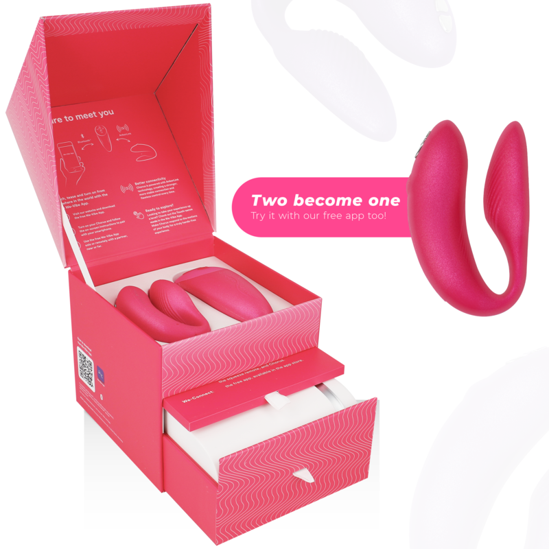 We-Vibe Chorus Vibrator For Couples With Squeeze Control Pink