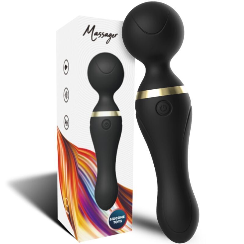 Armony Massagers Armony - Freeza Massager & Vibrator Super Flexible Head Black
