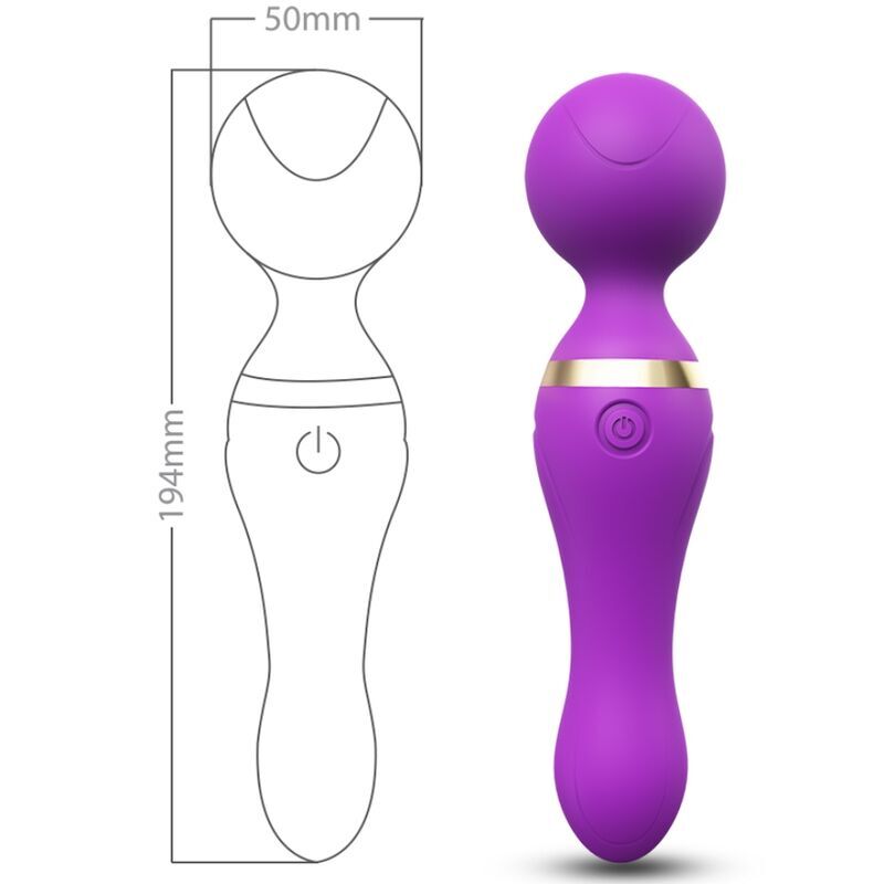 Armony Massagers Armony - Freeza Massager & Vibrator Super Flexible Head Purple