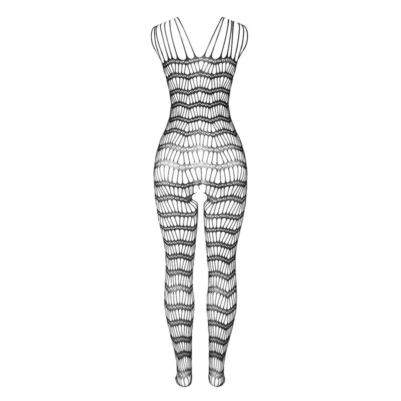 Subblime Bodystockings Subblime - 951696 Fishnet Crotchless Bodystocking With Straps On The Shoulders Black One Size