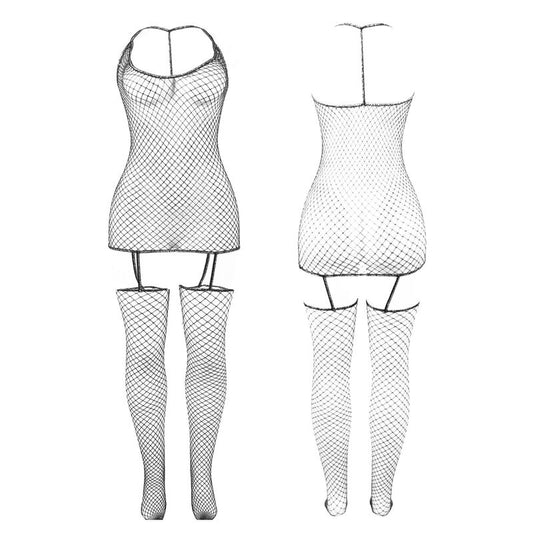 Subblime Bodystockings Subblime - 951955 Shiny Fishnet Bodystocking One Size