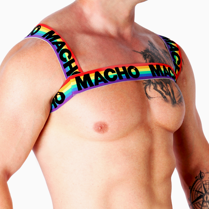 Macho Underwear Macho - Double Harness Pride Limited
