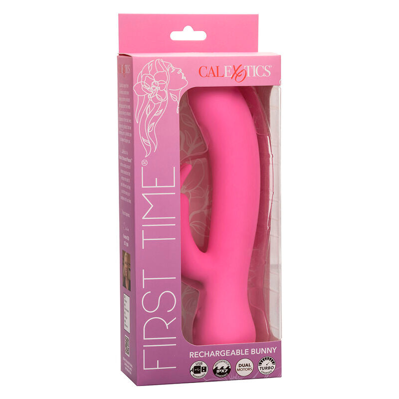 Calexotics First Time Vibrator Rabbit Rechargeable Pink