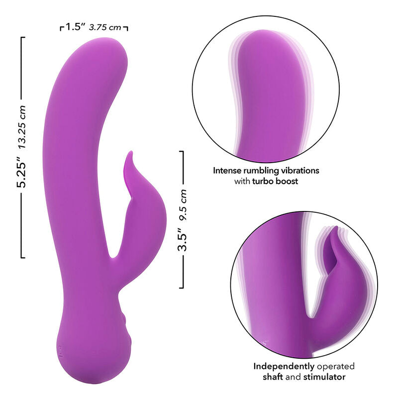 Calexotics First Time Vibrator Pleaser Rechargeable Purple