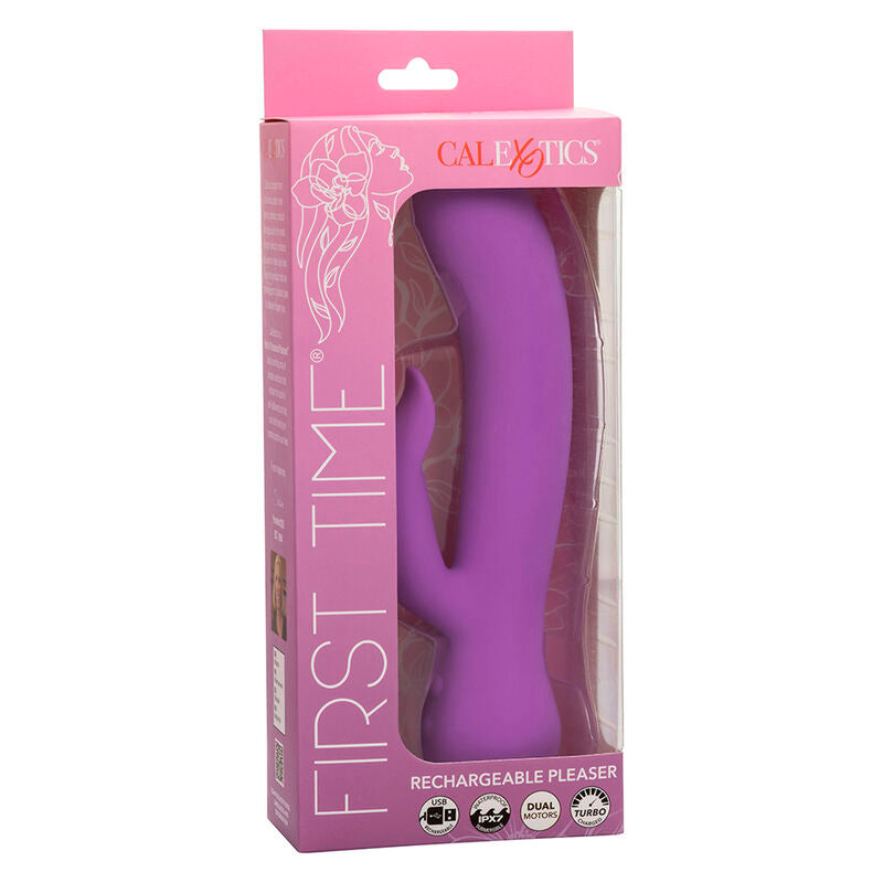 Calexotics First Time Vibrator Pleaser Rechargeable Purple