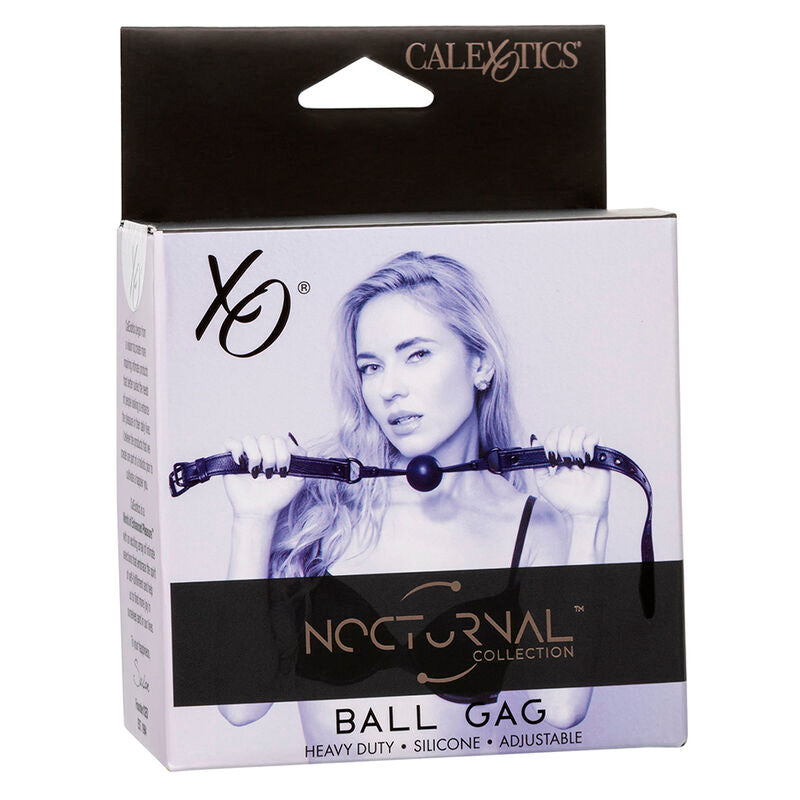 Calexotics Nocturnal Ball Gag Silicone Black
