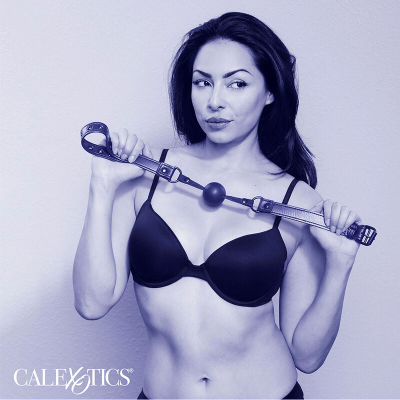 Calexotics Nocturnal Ball Gag Silicone Black