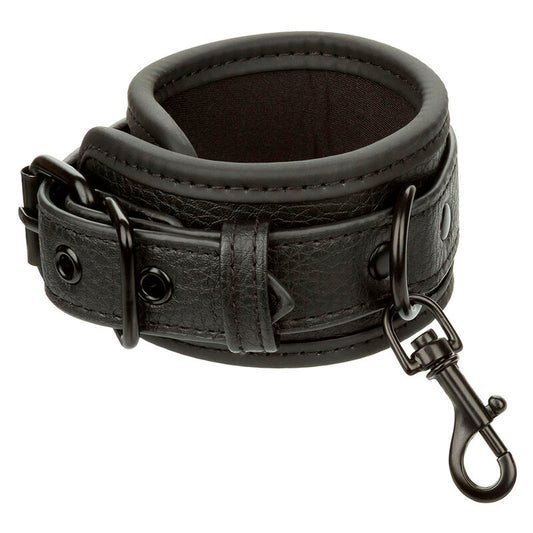 Calexotics Nocturnal Leather Wrist Cuffs Adjustable Black