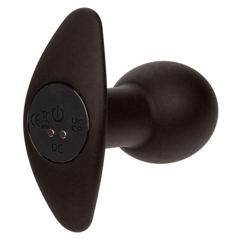 Calexotics Rock Bottom Anal Plug 10 Vibrations Silicone Black