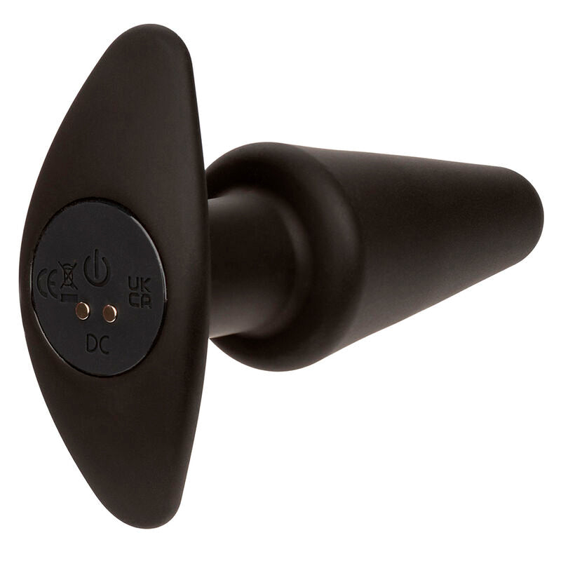 Calexotics Rock Bottom Tapered Anal Plug 10 Vibraciones Silicone Black