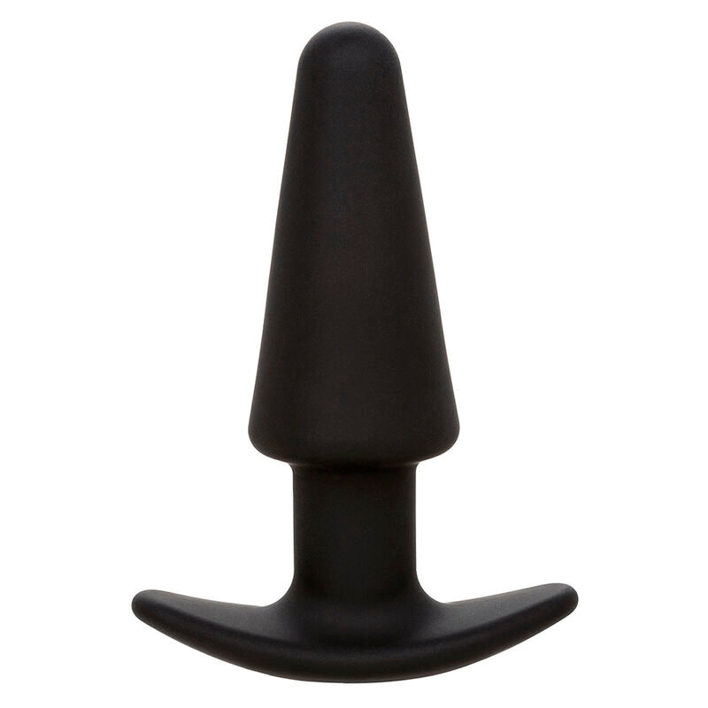 Calexotics Rock Bottom Tapered Anal Plug 10 Vibraciones Silicone Black