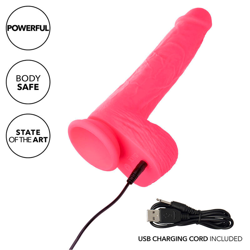 Calexotics Studs Realistic Vibrator 10 Vibrations Pink