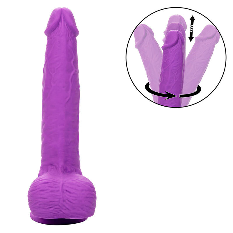 Calexotics Studs Rechargeable And Rotating Vibrator 10 Vibrations Purple