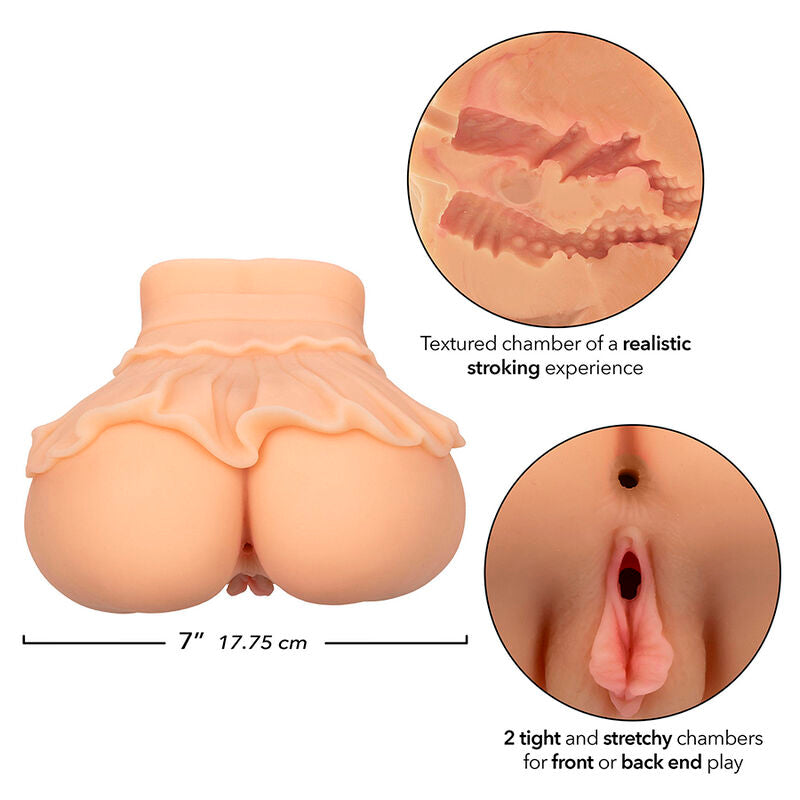Calexotics The Peep Show Girl Double Realistic Masturbator Flesh