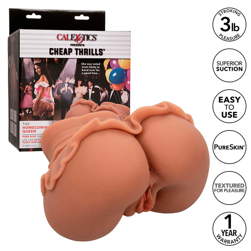 Calexotics The Homecoming Queen Double Realistic Masturbator Caramel