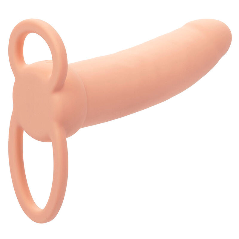 Calexotics Maxx Thick Dual Penetrator 10 Vibrations Flesh