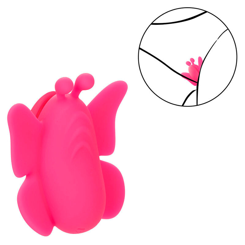 Calexotics Neon Vibes The Flutter Vibe Stimulator 10 Vibrations Pink