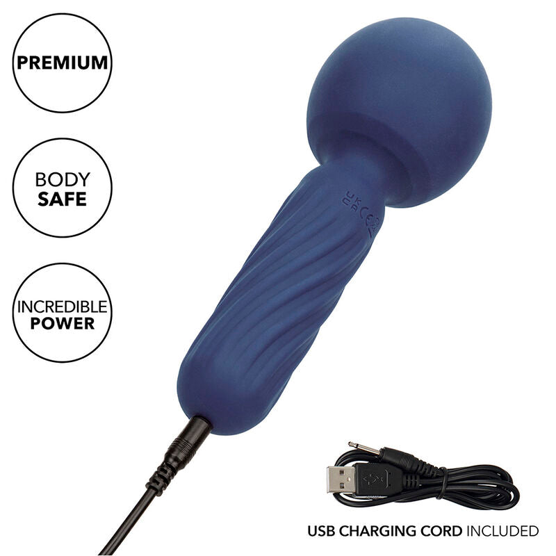 Calexotics Charisma Seduction Massager 12 Functions 17.75 Cm X 6.25 Cm Purple