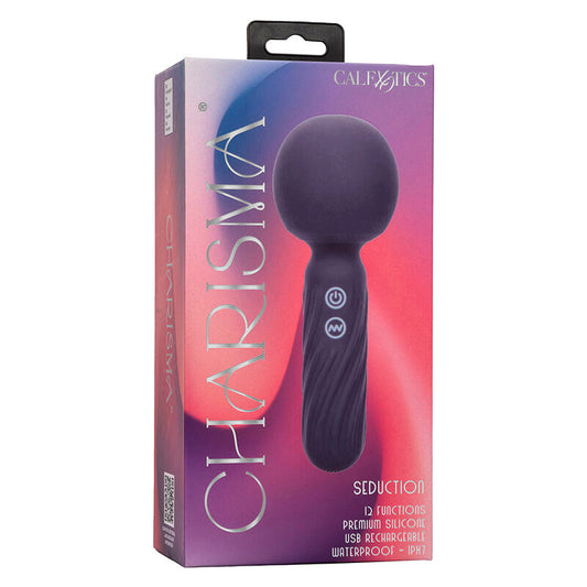 Calexotics Charisma Seduction Massager 12 Functions 17.75 Cm X 6.25 Cm Purple