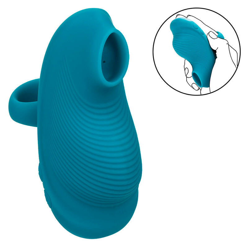 Calexotics Envy Handheld Rolling Ball Massager 7 Vibrations Blue