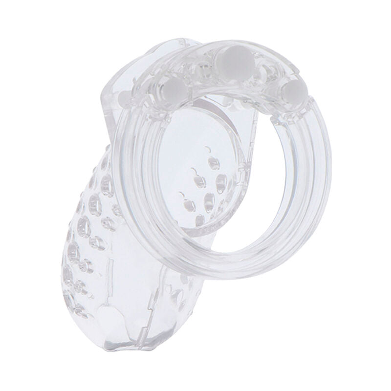 Hidden Desire Extreme Chastity Cock Cage Acrylic Adjustable Clear