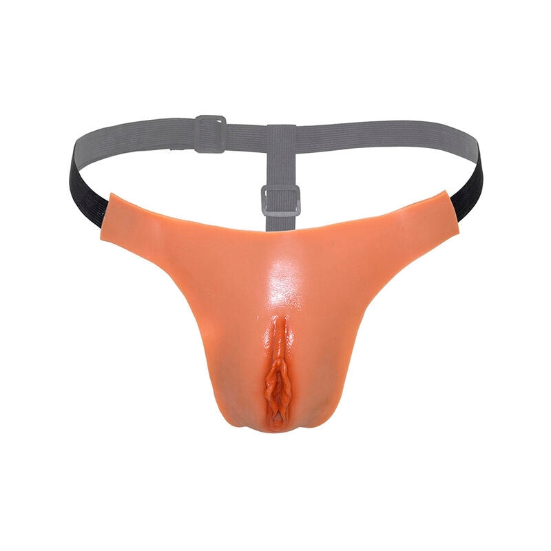 Hidden Desire Alter Ego Adjustable Open Vagina String Flesh