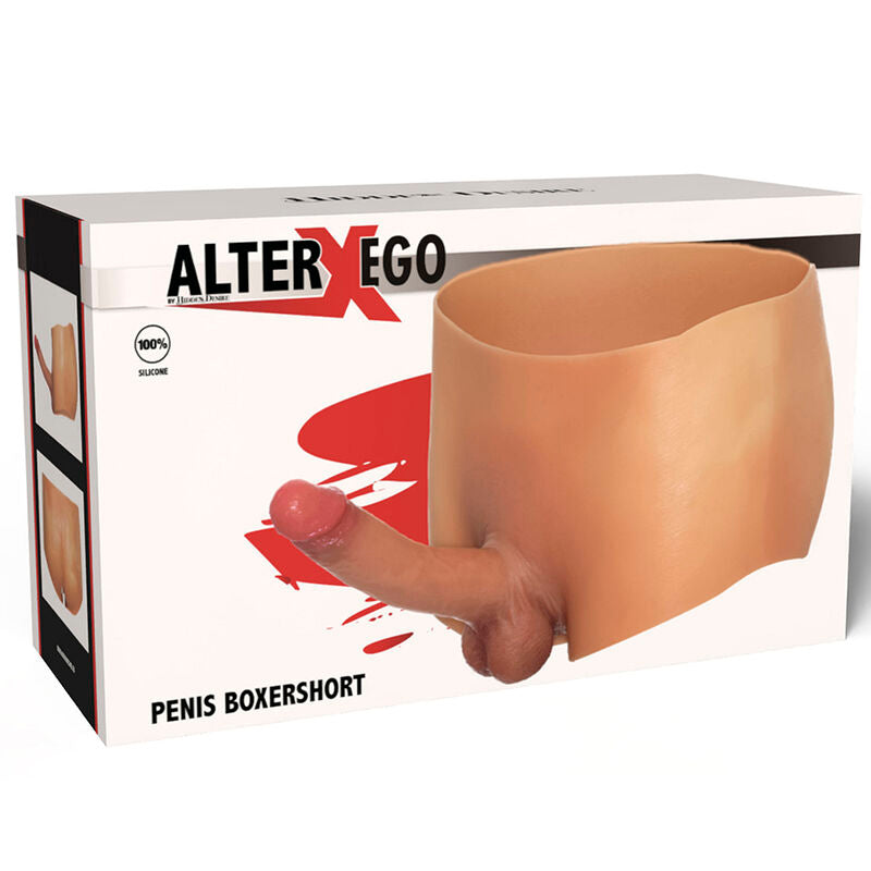 Hidden Desire Alter Ego Boxershot With Penis 18 Cm Size L