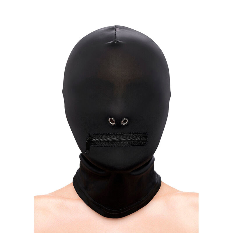 NS Novelties NS Novelties Fetish & Fashion Zippered Mouth Hood Sort